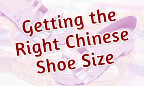 Chinese 2024 shoe conversion