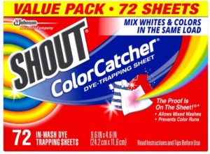 Shout Color Catcher, Dye-Trapping Sheets, 72 Sheets 